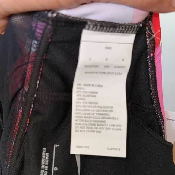 NIKE Colorful Leaf Print Swimsuit - Picture 4 of 4